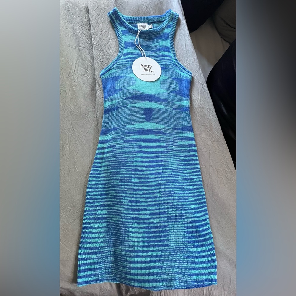 Princess polly ELISH MINI DRESS BLUE